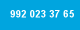 992 023 37 65 992 023 37 65